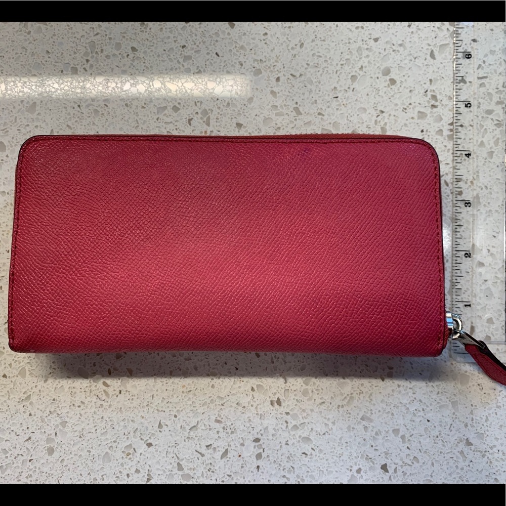 Coach Wallet - Strawberry Leather